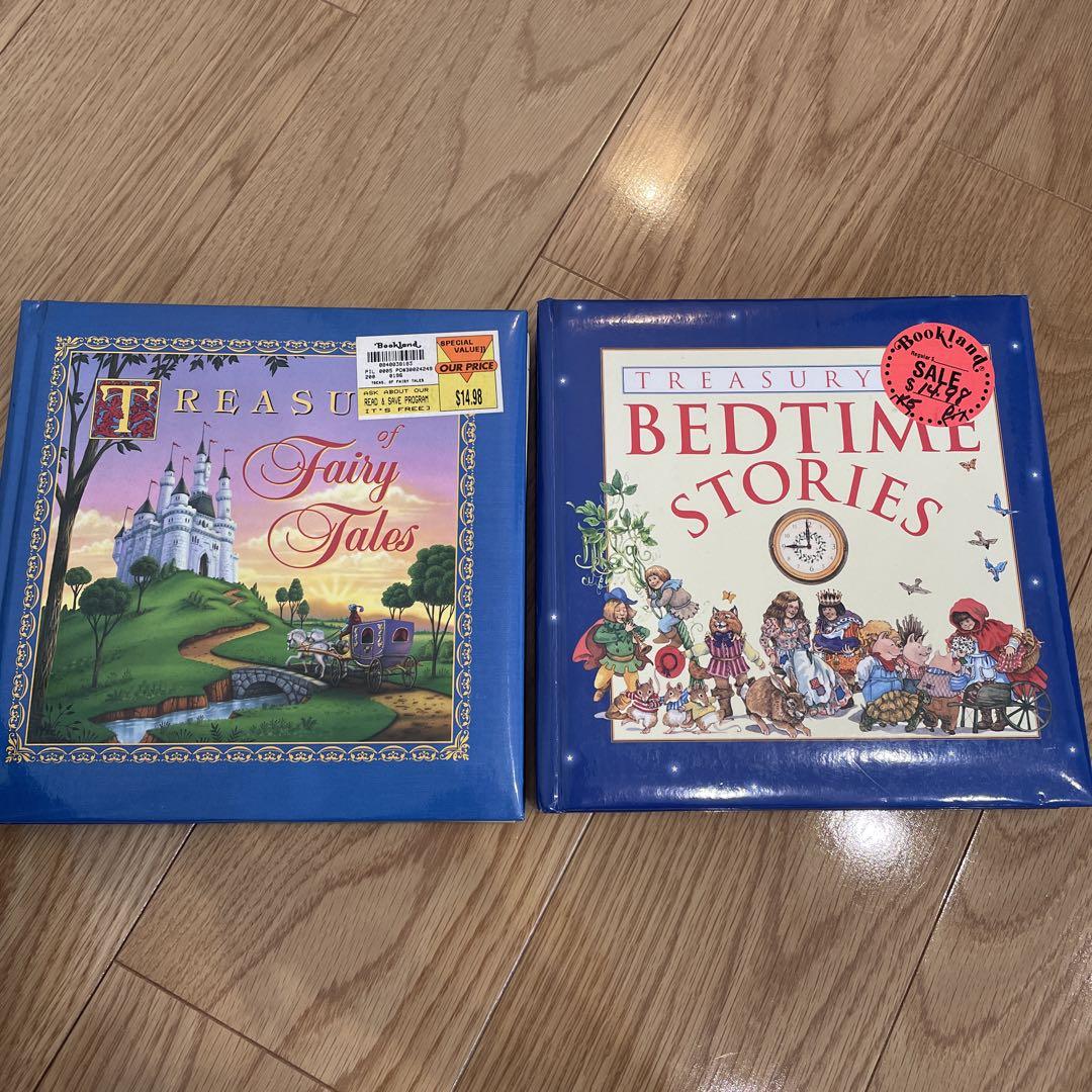 

[USED] Foreign books, English picture books, stories, 2-book set, for children