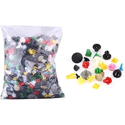 1000 Pcs Door Trim Panel Retainer Clip Assorted Plastic Car Door Trim Clip Bumper Fastener Retainer Rivet Push Pin Kit