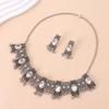 Bohemian Retro Indian Ethnic Necklace and Hanfu Jewelry Set