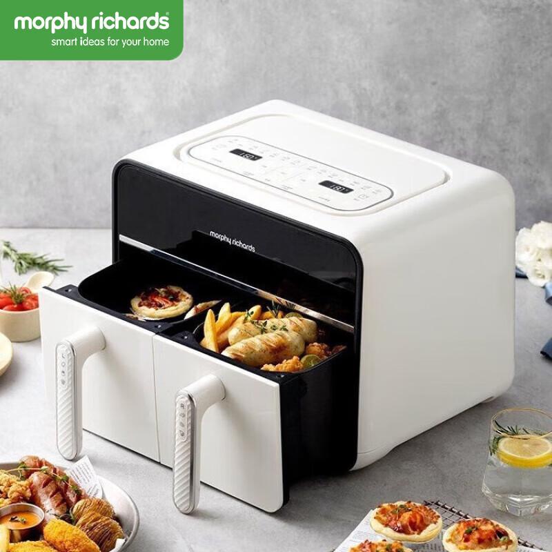 Morphy Richards 8L Dual Basket Visible Air Fryer Oven CN plug (adapter included)