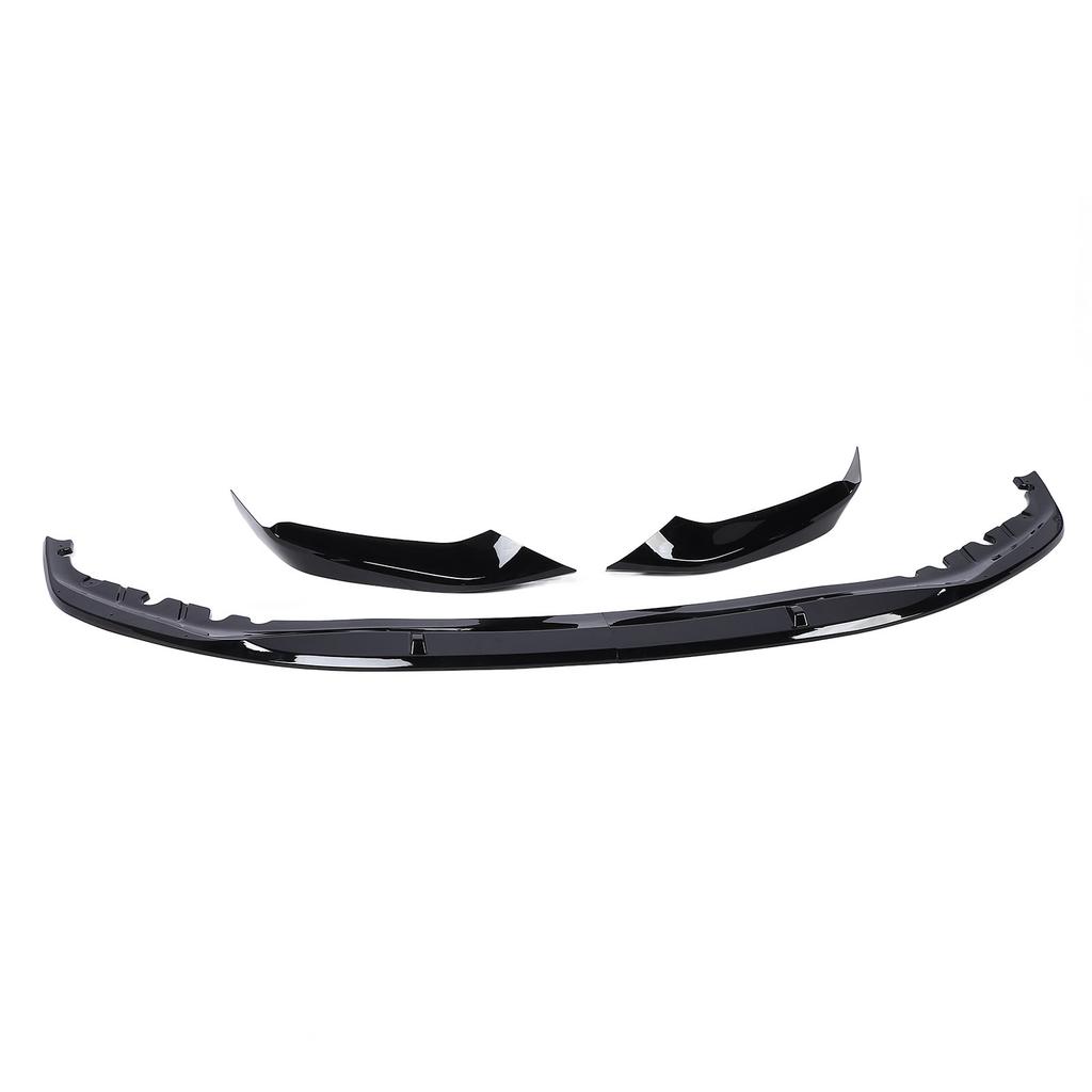 Front Bumper Lip Spoiler Glossy Black Front Bumper Lip Splitter Body Kit for 5 Series G30 G31 W M Sport Bumper 2017 to