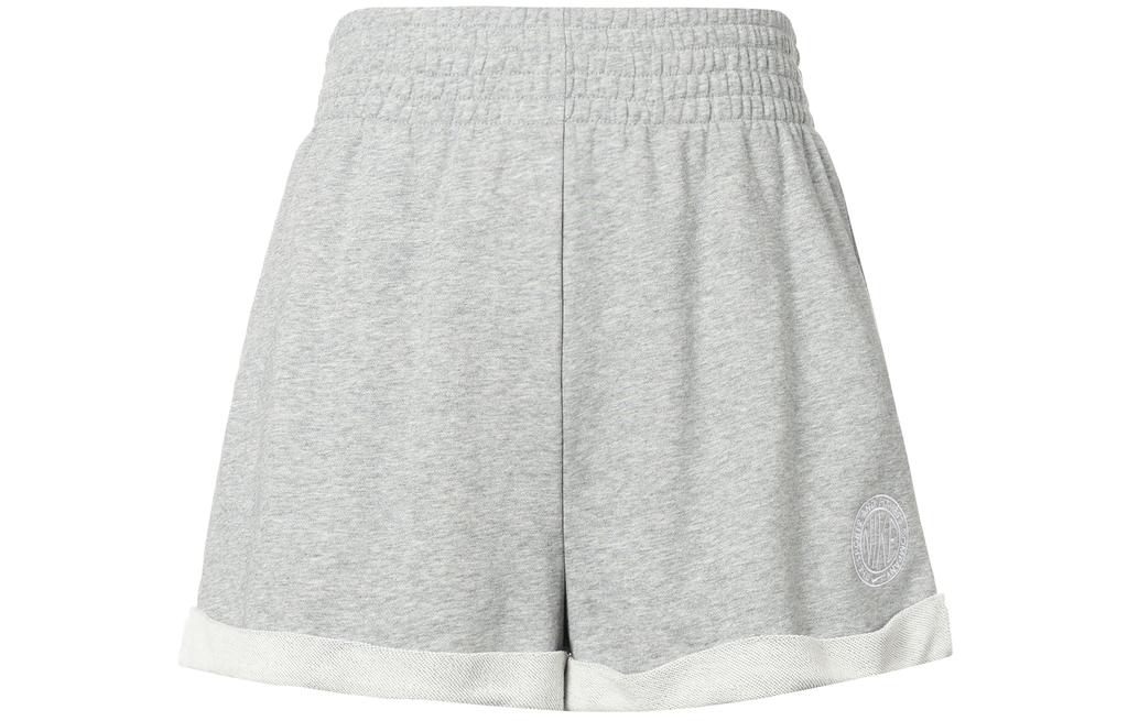 Nike Sports Shorts Women's Gray Moderate Knitted Shorts CZ8227-063