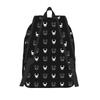 Hollows Knight Schatten Rucksack für Männer Frauen Teenager Student Arbeit Daypack Spiel Cartoon College Leinwandtaschen Sport