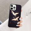 Japanese Cranes Art Coque Shell For iPhone 17 Air 15 16 14 13 12 Pro Max 11 Pro Max Plus Phone Case Cover