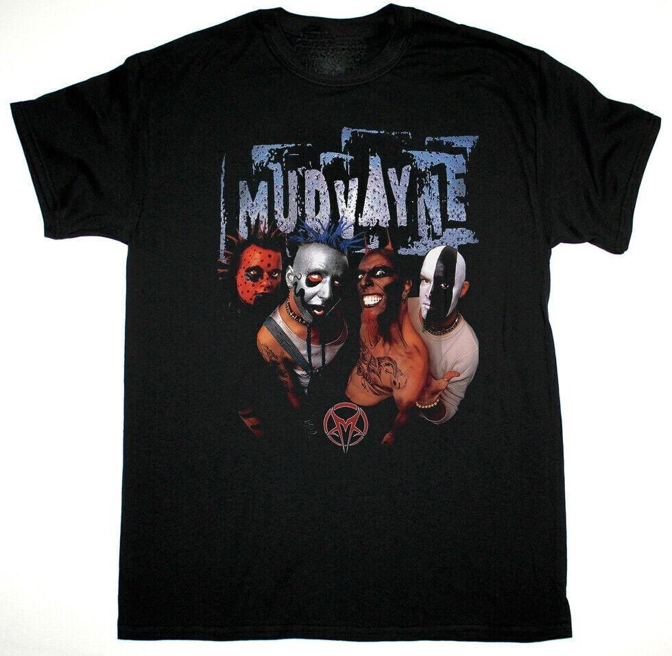 Vtg Mudvayne Metal Band Heavy Cotton All Size Unisex Black Shirt BL286 Unisex T-Shirt S