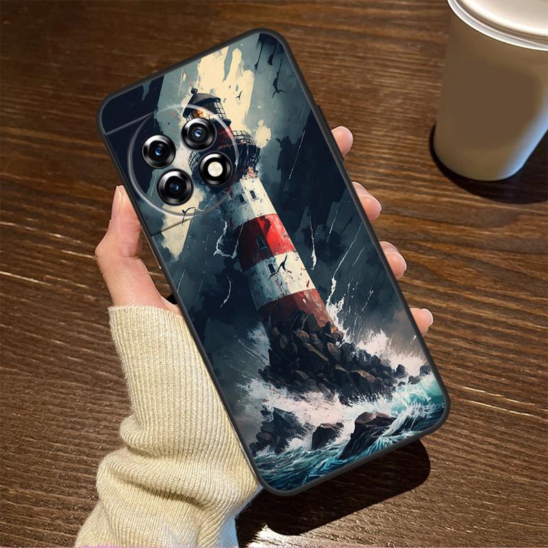 Lighthouse For OnePlus 15 13 12 11 15R 13R 12R 8T 10T 13T Case For OnePlus Nord 5 CE 2 3 4 Lite N20 N30