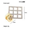 Intelligence Puzzle Zinc Alloy Disentanglement Rings - Unlock Nine Linked Rings Kongming Luban Lock Educational Toy