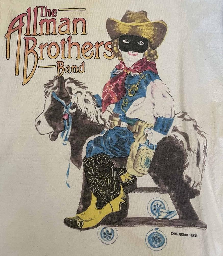 

1 side The Allman Brothers Band Shirt Short Sleeve White Unisex S5XL KY028 Unisex T-Shirt XXXXL