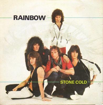 7inch Record RAINBOW  Stone Cold POSP421 Polydor 1982 UK Rock Used