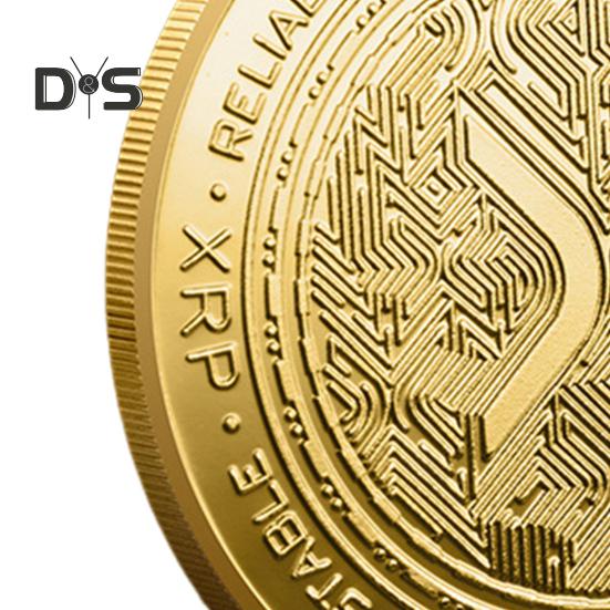 XRP Coin Commemorative Coin Symbol of Financial Innovation XRP Ethereum Coin Highlighting Leading Digital Coins Gift for Enthusiasts Educational
