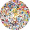 50/100/200/300pcs Mixed Anime Series Stickers Cute Princess Cartoon Decals Luggage Phone Laptop Sticker Toys Gift