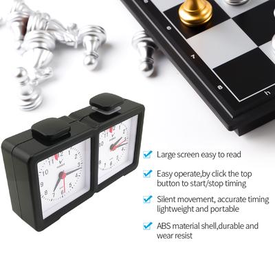 Schachuhr Quarz Elektronische Analoge Schachuhr Count I-GO Count Up Down Timer