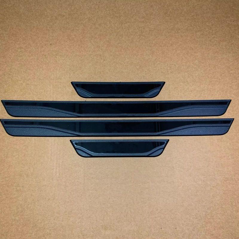 For Volkswagen VW Polo 2011 -      2024 Door Sill Cover Kick Scuff Plate Guard Pedal Car Styling Accessories