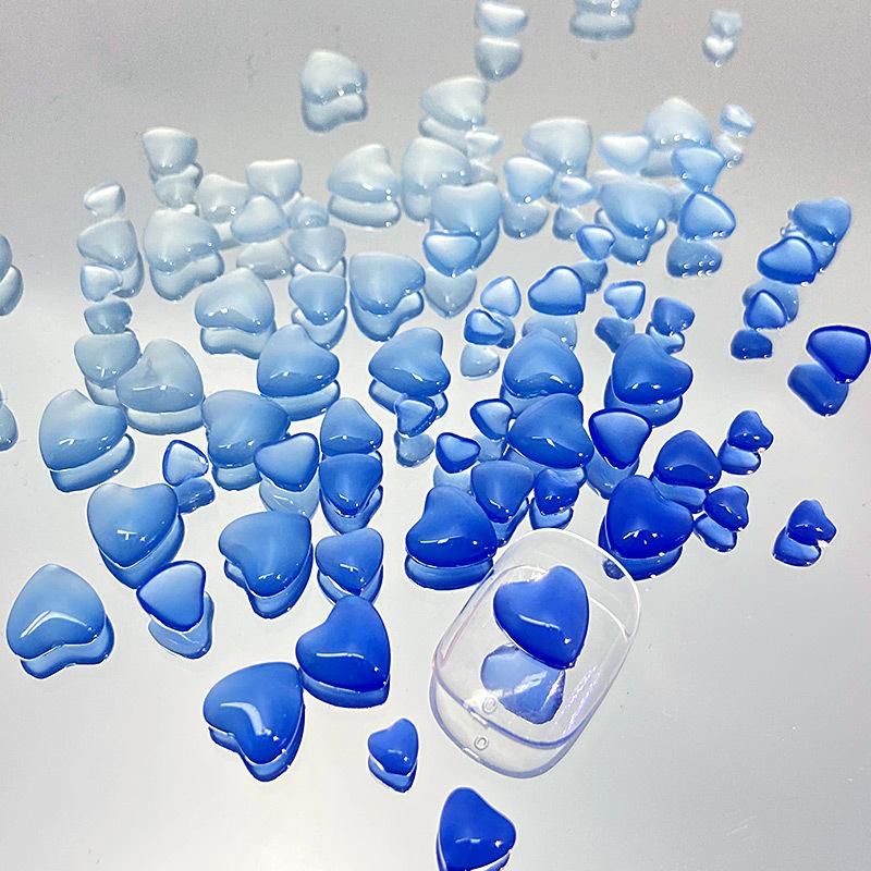 90 sztuk światło Uv zmiana koloru Flatback biżuteria do paznokci serce brzoskwinia łuk kamelia ozdoby do paznokci ozdoby do paznokci