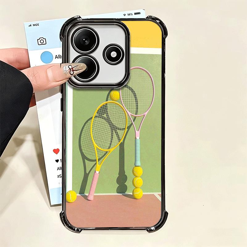 Tennis Sport Soft Phone Case For Xiaomi Poco X7 X8 Pro Max X6 X5 X3 F8 Ultra F7 M8 M7 M5S Redmi 15C 15A 15 14C 13C 12C 13 12