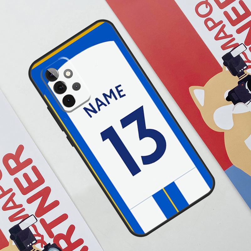 Personalised Football Number Name Case For Samsung Galaxy A52 A42 A32 A22 A12 A51 A71 A14 A24 A34 A54 A13 A23 A33 A53 Coque