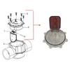 Swimming Pool Check Valves Repair Set Accessory with Pump Valves Includes Flapper Assembly and Hardware Daily Use
