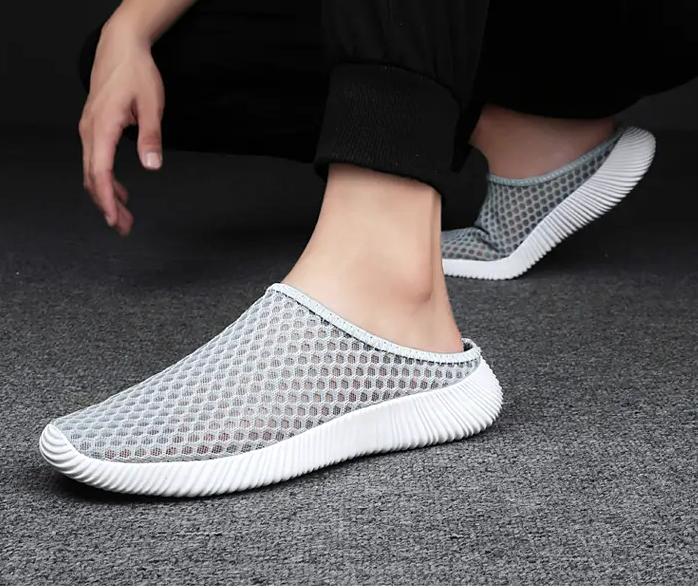 Summer Women'S Mesh Shoes Breathable Comfortable Soft Sole Casual Walking Shoe Low-Top Fabric Walking For Lady Sandals For Woman