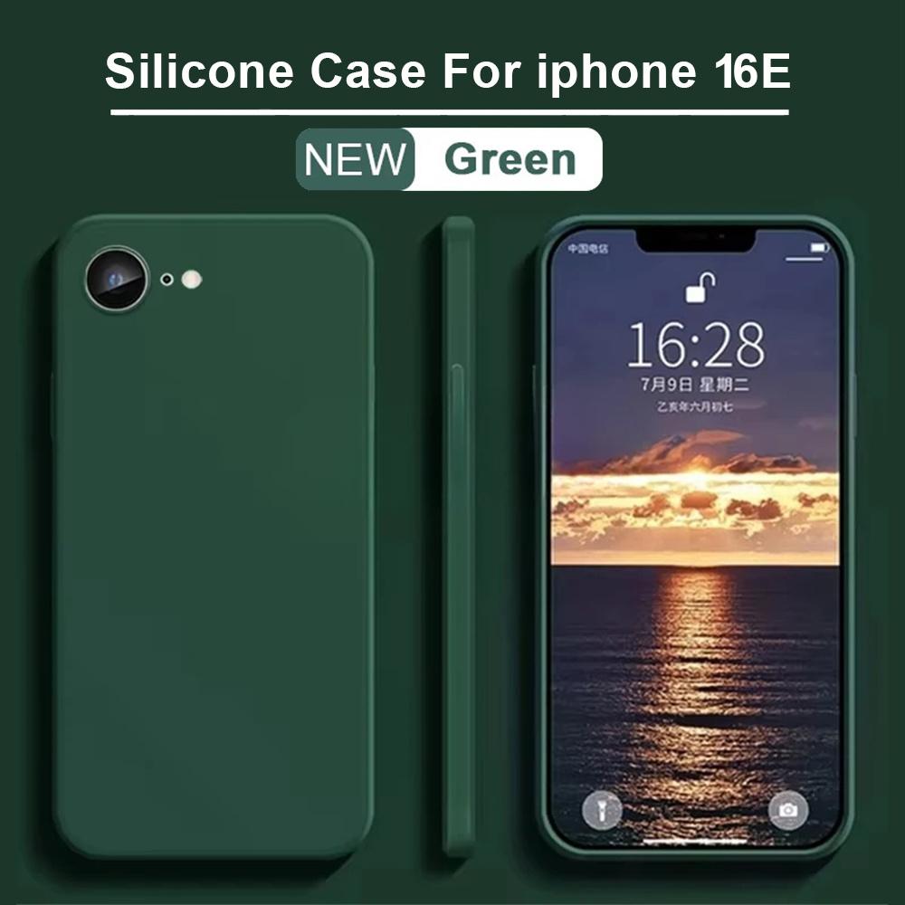 New Original Liquid Silicone Protective Bumper For iPhone 16E case For iPhone 16E Case For Apple iPhone 6 7 8 Plus SE2020 Cover