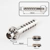 Adjustable Backpressure Exhaust Muffler Insert for Motorcycles