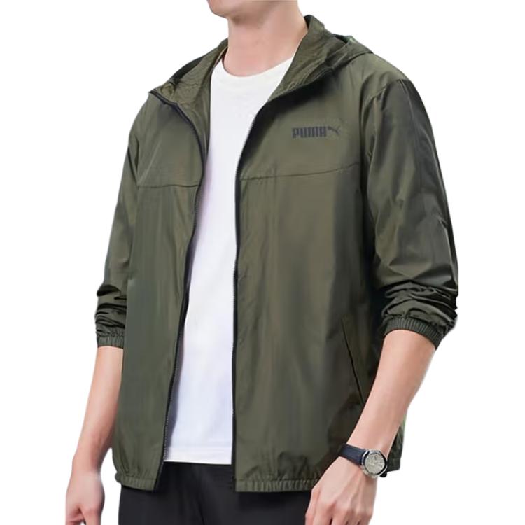 Puma Hooded Zip Breathable Knit Jogger Set Men Activewear 693713-70+687568-01