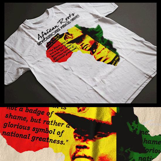 Африканские Корни Меланин Маркус Гарви Черная История Афробит Африка Пробужденный Унисекс Футболка L