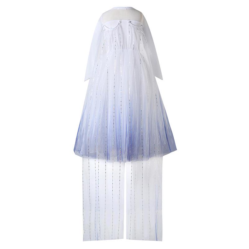 Elsa Princess Cosplay Performance Dress for Girls