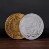 Rabbit Mascot for Wealth and Luck Twelve Zodiac Commemorative Coin Collectible Rabbit Coin Souvenir