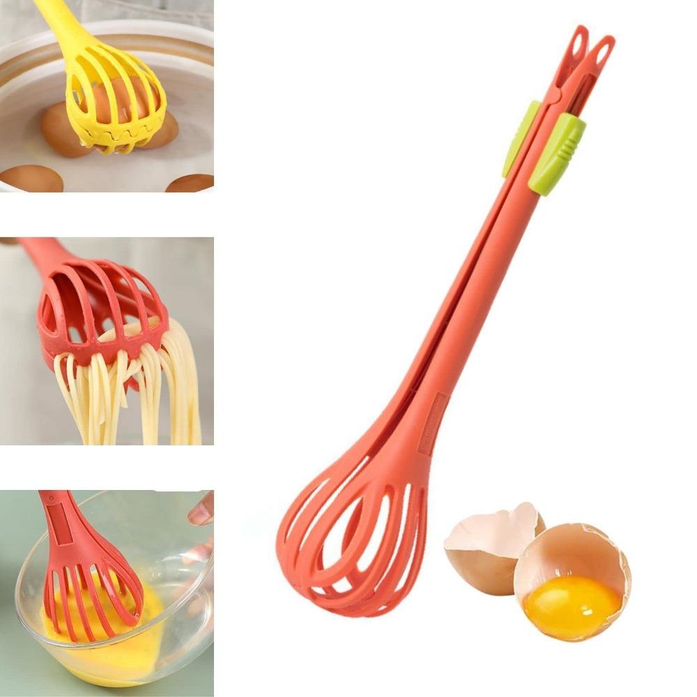 Multifunksjonell 2-i-1 eggevisp og blender for rask blanding av egg og bakeutstyr - viktig kjøkkenverktøy for hjemmekokker