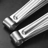 Kitchen Cooking Tongs Stainless Steel Kitchen Tweezer Tong with Precision Serrated Non-Slip Tips for Frying Plating