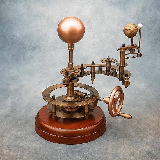 

Handmade Tellurion Orrery Rotating Earth Moon Gear Model Celestial Solar System Decor And Astronomy Gift