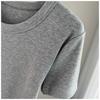 Standard Shoulder Short Sleeve Tee Modal Ribbed Loose Casual Basic Top Stretchy Slim Base Layer Soft Ribbed Fabric Good For Inner And Outer Wear Top