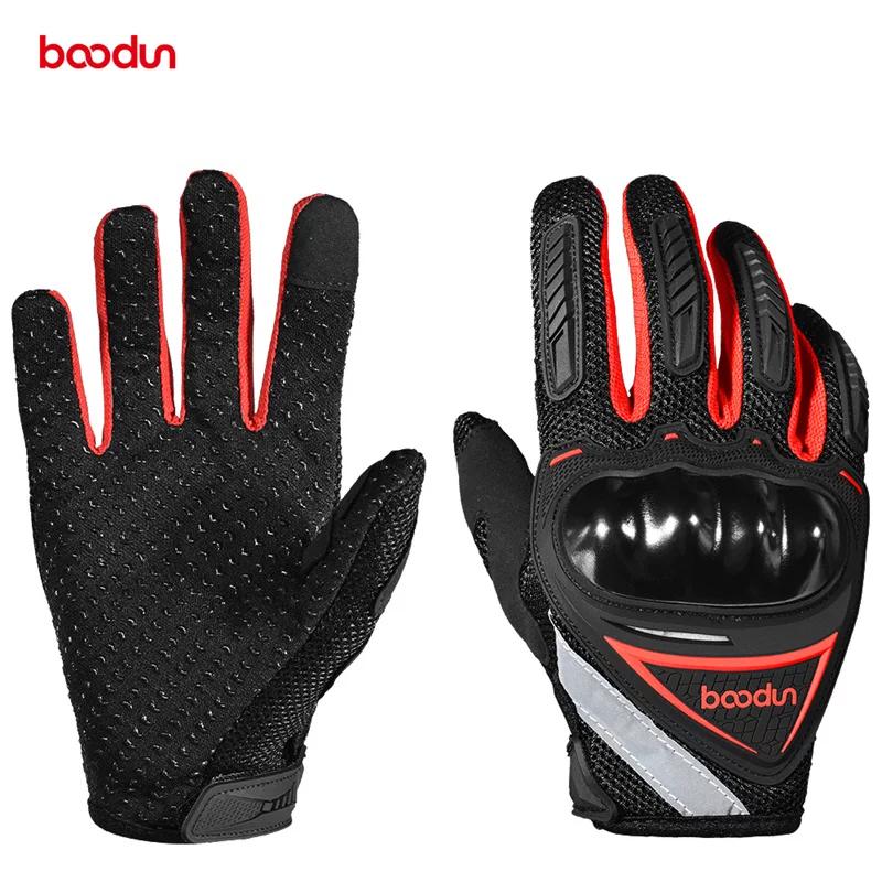 Motorcycle Riding Gloves, Four-Season Anti-Fall Racing Gloves, Summer Breathable Motorcycle Rider Anti-Slip Gloves for Men and Women