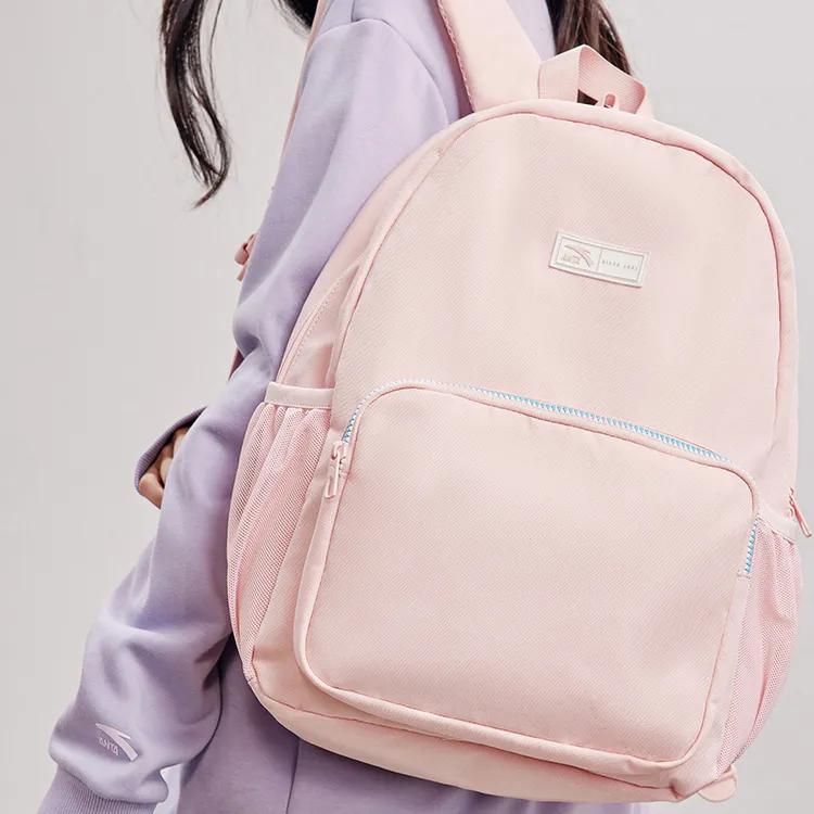 Anta Life Collection Canvas Backpack Regular Unisex Mist Fuchsia (Unisex) Backpacks 192238151 4