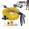 High-pressure Washer With Nozzles, Portable Car Pressure Washer Handheld Power Washer Includes Spray Bottle And 15M Water Hose