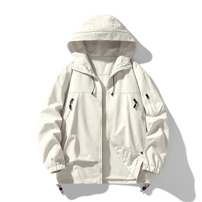 Hooded Jacket Couple Waterproof Jacket Men's and Women's New Jacket Casual Versatile Loose