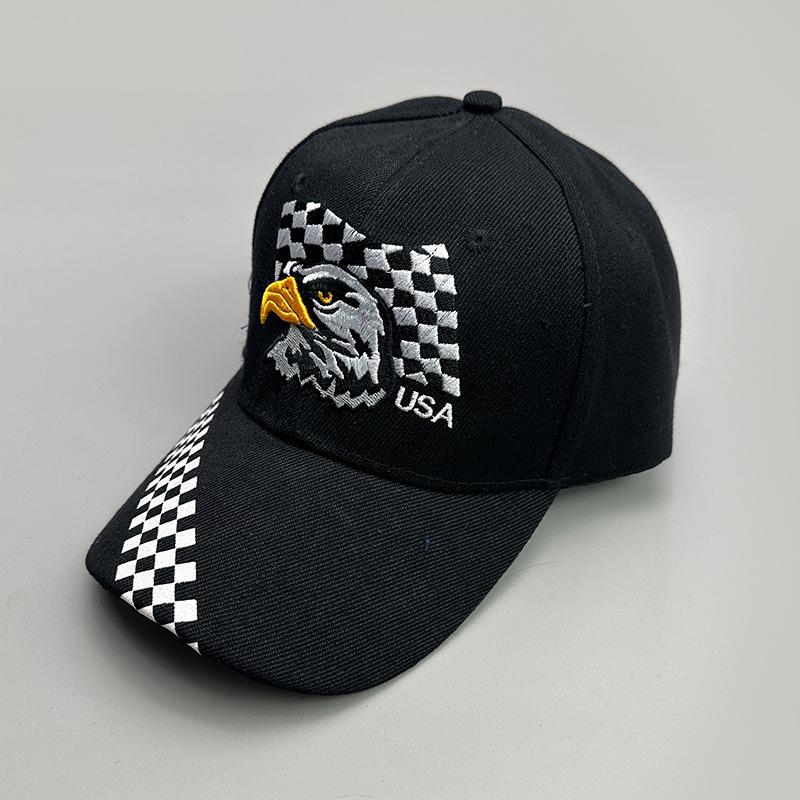 Eagle Wheat Usa Embroidered Baseball Cap Men'S And Women'S Casual Versatile Street Personality Spring And Summer Travel Shade
