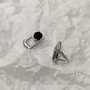 Silver Earrings with Natural Onyx (60002116)