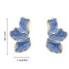 Flower Dangle Earrings Trendy Jewelry Gift Irregular Statement Earrings Flower Stud Earrings for Women