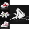 Canvas Shoe Keychain Keyring With Creative Design For Casual Accessory Enthusiasts