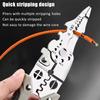 Non-slip Wire Stripper Decrustation Pliers Adjustable Electrical Wire Stripping Tool Wire Stripper Crimper For Electrical Cable