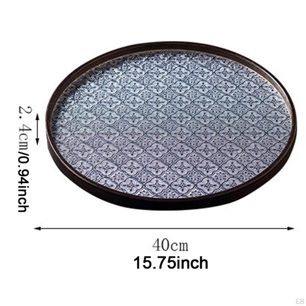 Begonienblume Glastablett Obst Snack Tee Dekorativ für Esszimmer