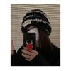 Hat, Women's, Striped Hat, Big Head Circumference, Knitted Hat, Woolen Hat, Warm Hat, Cold Hat, Thickened, Thickened