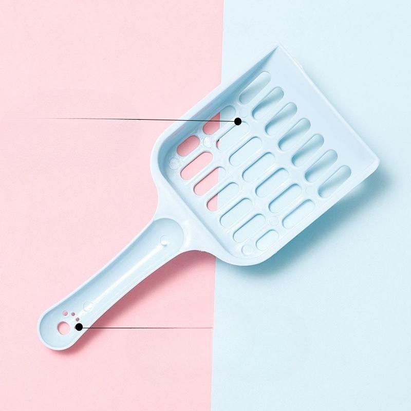 Cat Litter Spatula, Thickened Cat Litter Spatula, Long-handled Cat Poop Spatula, Toilet Cat Litter Spatula, Large-hole Tofu Cat Litter