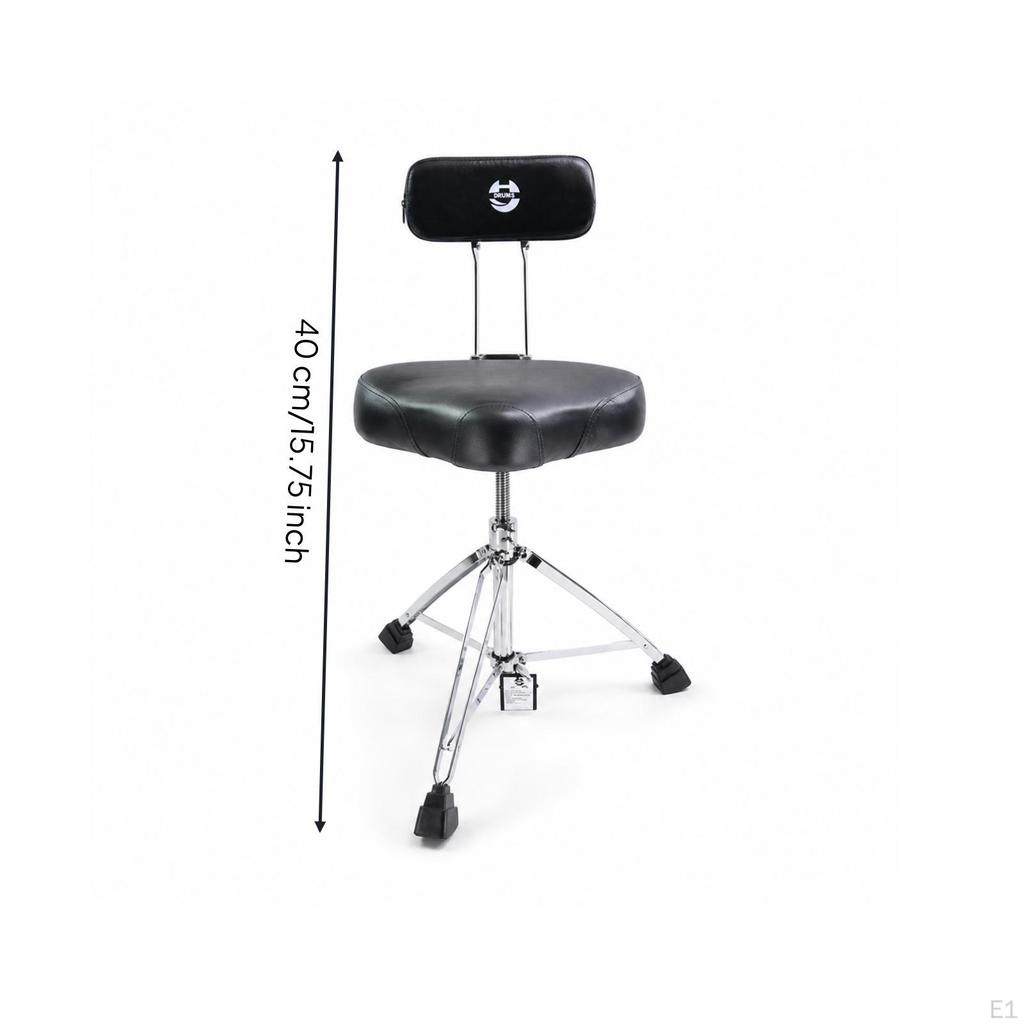 Drum Stool with Backrest Ergonomic Furniture Comfortable for Drummers