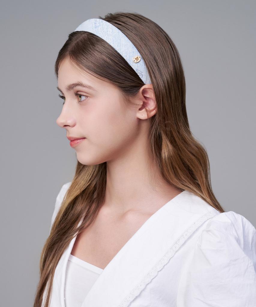 White Sands Linen Logo Jacquard Headband Anderson (4 Colors)