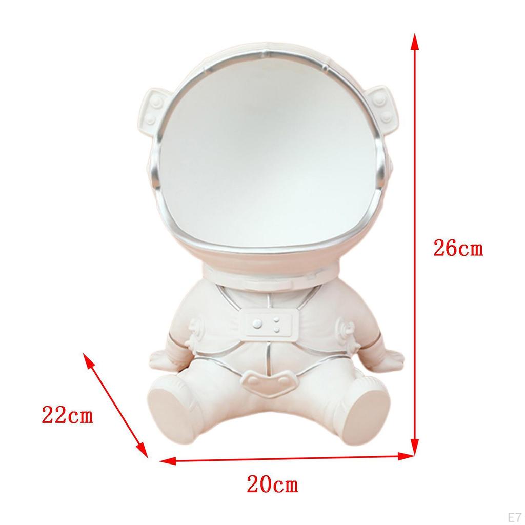 Miska na klucze Astronauta, Figurka z żywicy Uchwyt do przechowywania Organizer na biurko na słodycze i przekąski do dekoracji domu