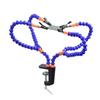Help Hand Soldering 3rd Hand Tool Vise Table Clamp Holder Tool - Soft Flexible Arm with Adjustable Clips (1 Piece - Black)