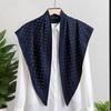 Retro American printed triangle scarf women's versatile atmosphere decorative headscarf multi-functional fart curtain neck scarf silk scarf