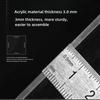 8 Size Clear Acrylic Showcase Display Case Stand Large Dustproof Protection Box for Action Figures, Toys, Collectibles Models